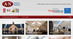 Desktop Screenshot of anpropertysolutions.co.uk